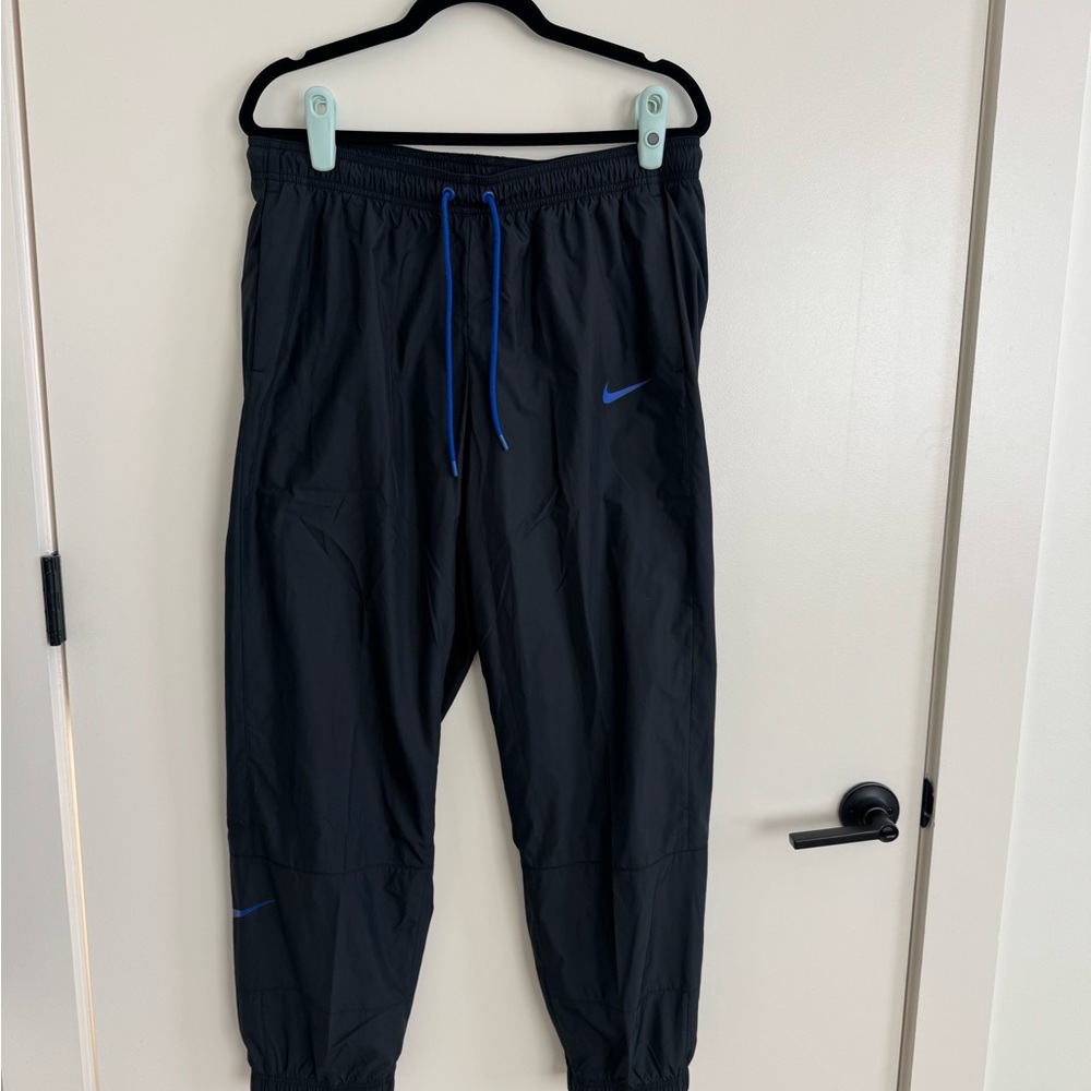 Nike Black Track Joggers with Blue Accents- U.S. SOCCER OLYMPIC TRAINING STATES